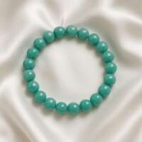 Bracelet en Amazonite perle de 6 mm – Pierre de Sérénité & Équilibre – Élastique, Fait Main