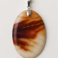 Pendentif Jaspe Mokaïte