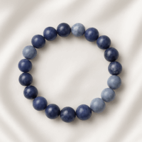 Bracelet en Sodalite Naturelle – Équilibre & Confiance en Soi perle 8mm