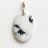 Pendentif Howlite – Apaisement & Sérénité