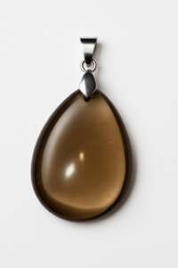 Pendentif Quartz Fumé Naturel – aide à l'arrêt du tabac